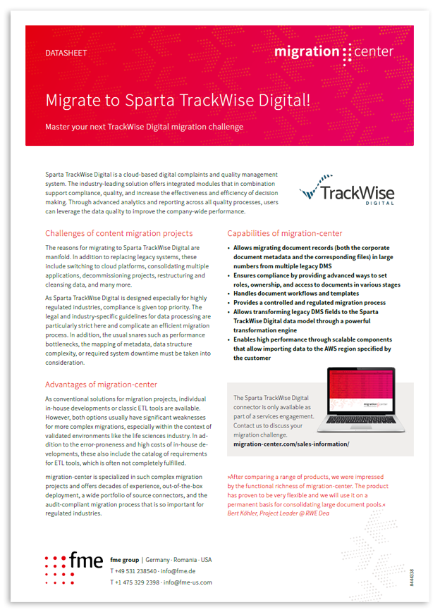 Thumbnail | Datasheet | Migrate to Sparta TrackWise Digital!