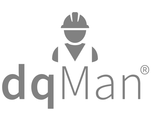 Logo | dqMan | Gray